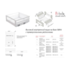 Высокий держатель передней стенки B-Box SBH34/W — изображение 3